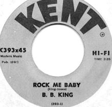 ► «Rock me baby». BB King.