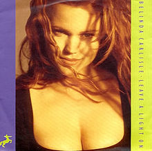 «Leave a light on». Belinda Carlisle.