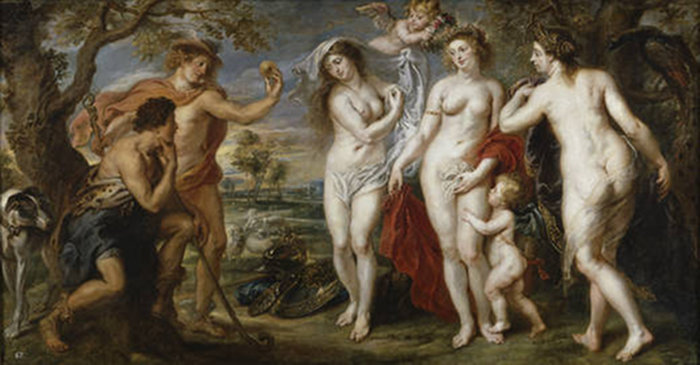 El juicio de París. Peter Paul Rubens.