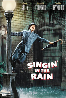 ‘Cantando bajo la lluvia.’ Gene Kelly.