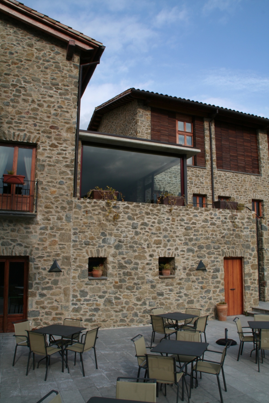 Un hotel entre volcanes.