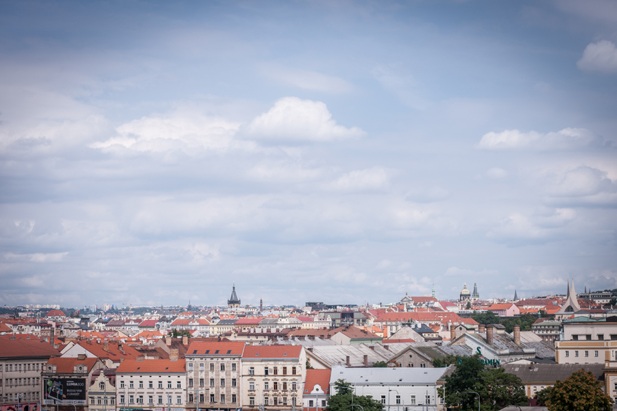 De negocios en Praga.