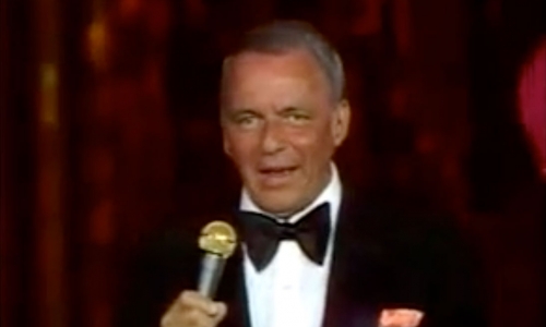 The Lady is a tramp. Frank Sinatra.