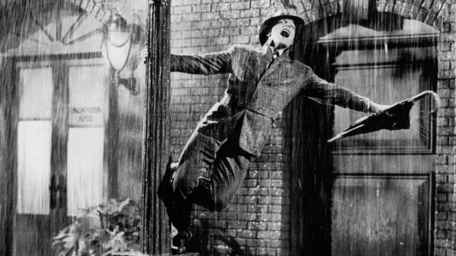 Singing in the rain, con Gene Kelly.