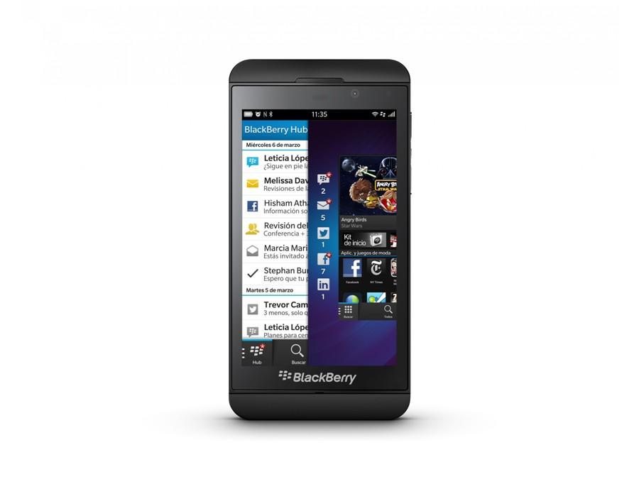 Blackberry Z10.