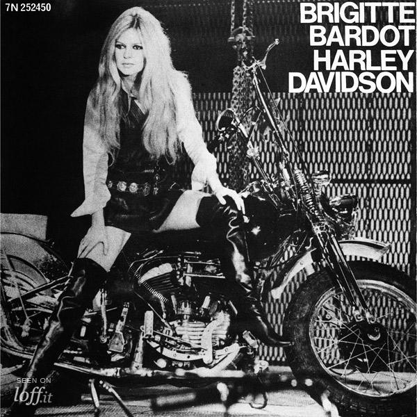 imagen 1 de Harley Davidson. Brigitte Bardot.