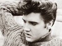 Elvis Presley, el rey del rock.