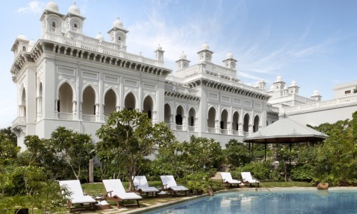 El Taj Falaknuma Palace no conoce el límite del exceso.