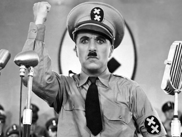 Charles Chaplin, el gran dictador.