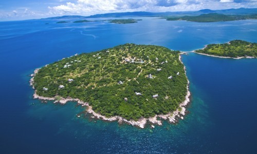 Una isla de lujo en el lago Tanganika, Tanzania.