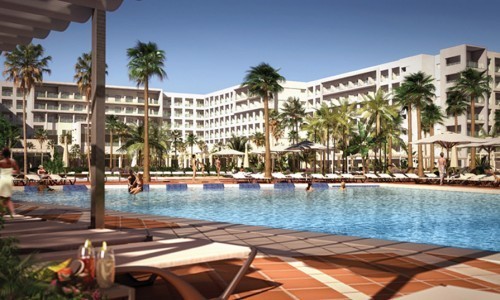 Un hotel de fina arena blanca en Panamá.
