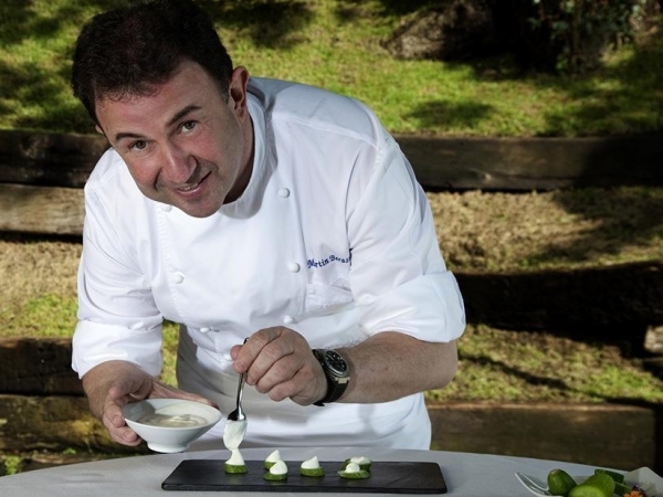 Martín Berasategui, uno de los mejores cocineros del mundo.