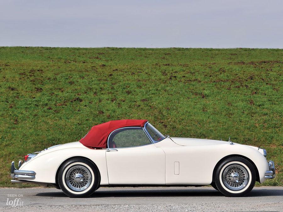 imagen 1 de El mítico Jaguar XK150 Roadster de 1958 que podrías comprarte.