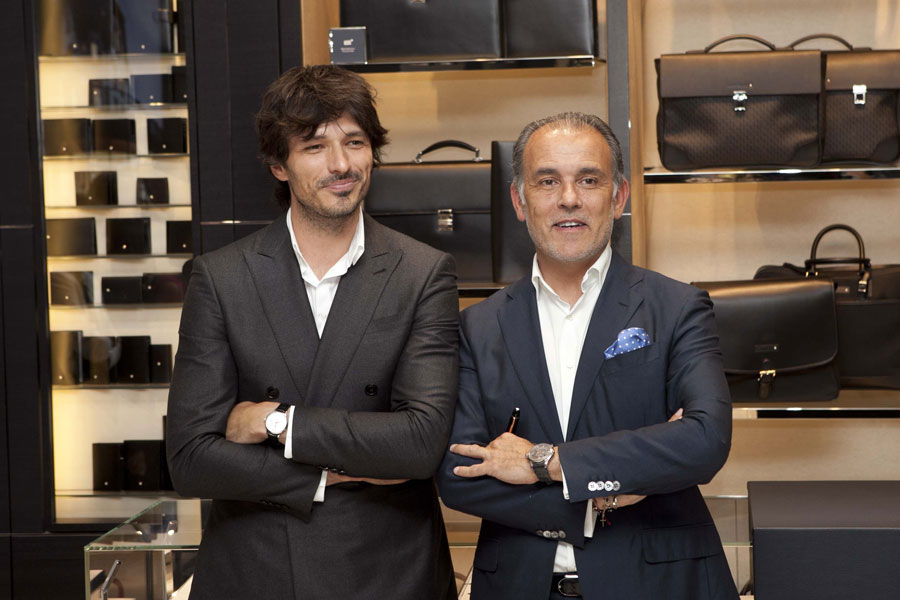 imagen 13 de Andrés Velencoso inaugura la tienda de Montblanc en Madrid.