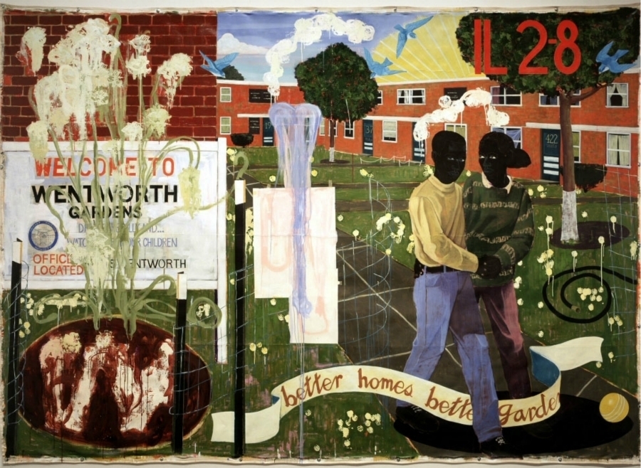 imagen 1 de Kerry James Marshall, el negro sí es un color.