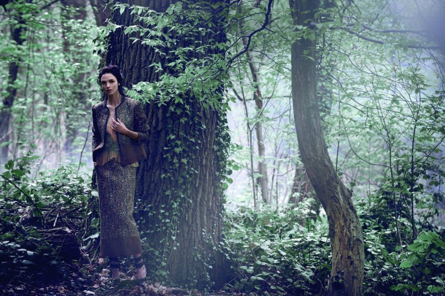 imagen 4 de Alberta Ferreti se pone el bosque por montera.