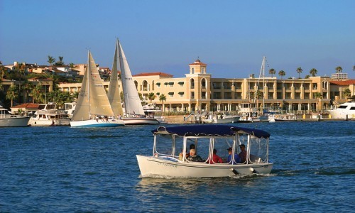 Balboa Bay, el hogar de los superyates de California.