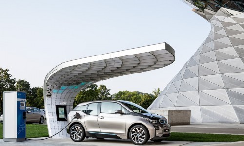 La estación de carga para coches eléctricos de BMW.