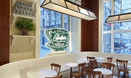 Ralph Lauren abre cafetería en la Quinta Avenida.