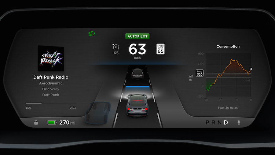 imagen 8 de El coche eléctrico que conduce por ti: Tesla S.