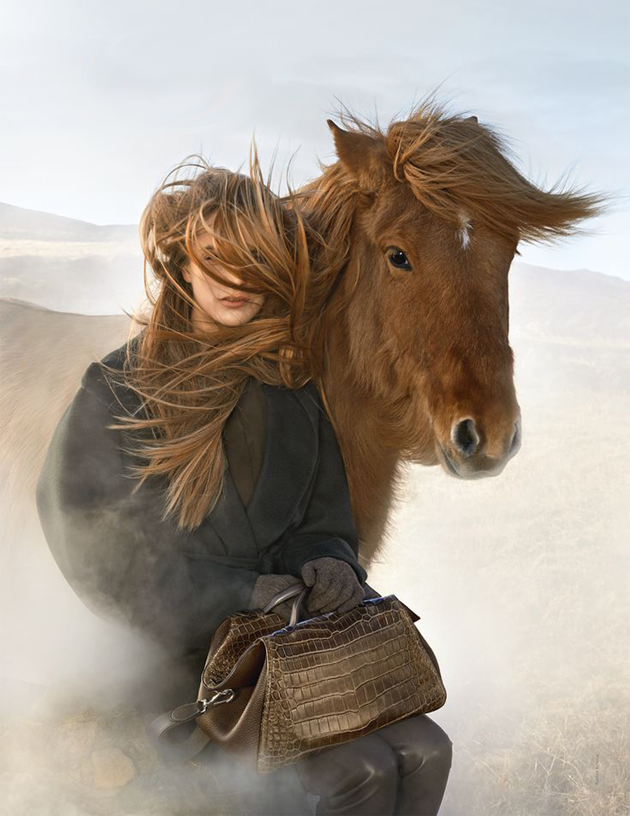 imagen 2 de Hermès se pasea por la estepa de Mongolia.