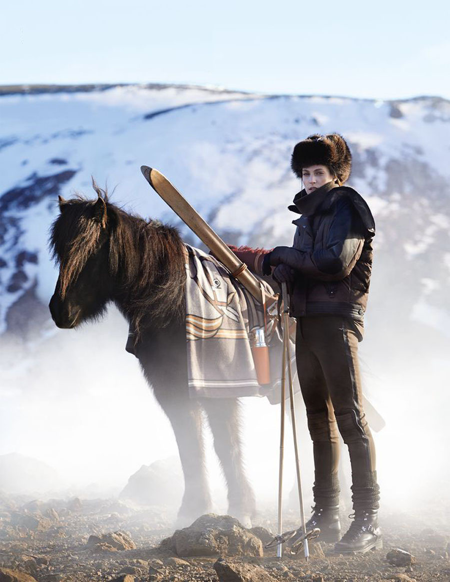imagen 7 de Hermès se pasea por la estepa de Mongolia.