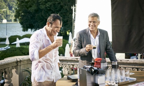 George Clooney, Jean Dujardin y el café perfecto.
