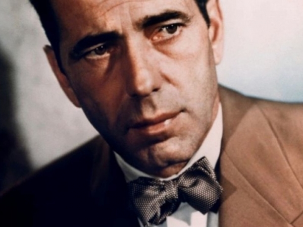 Humphrey Bogart, mítico actor de Hollywood, incono del séptimo arte.