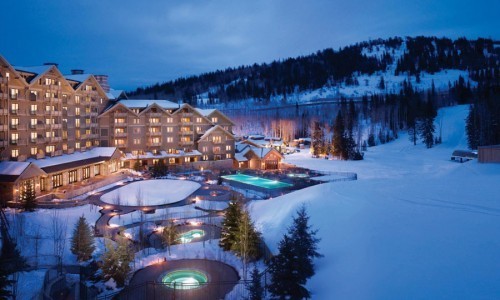 Resort de lujo y esquí en Utah.