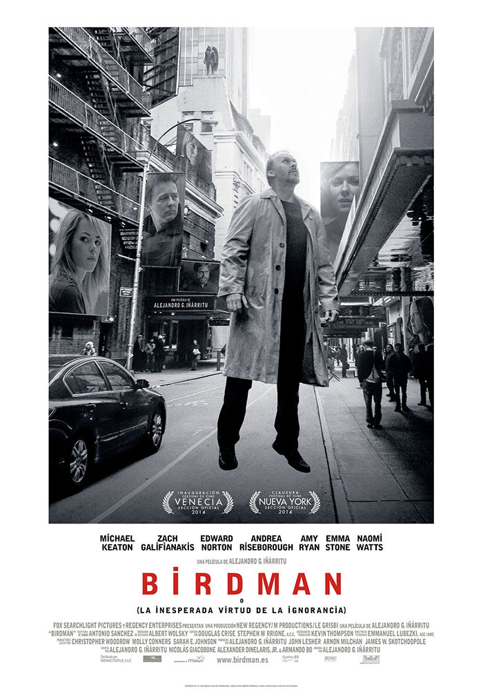 imagen 1 de Birdman o (la inesperada virtud de la ignorancia).