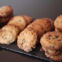 Cookies crujientes de chocolate y avellana.