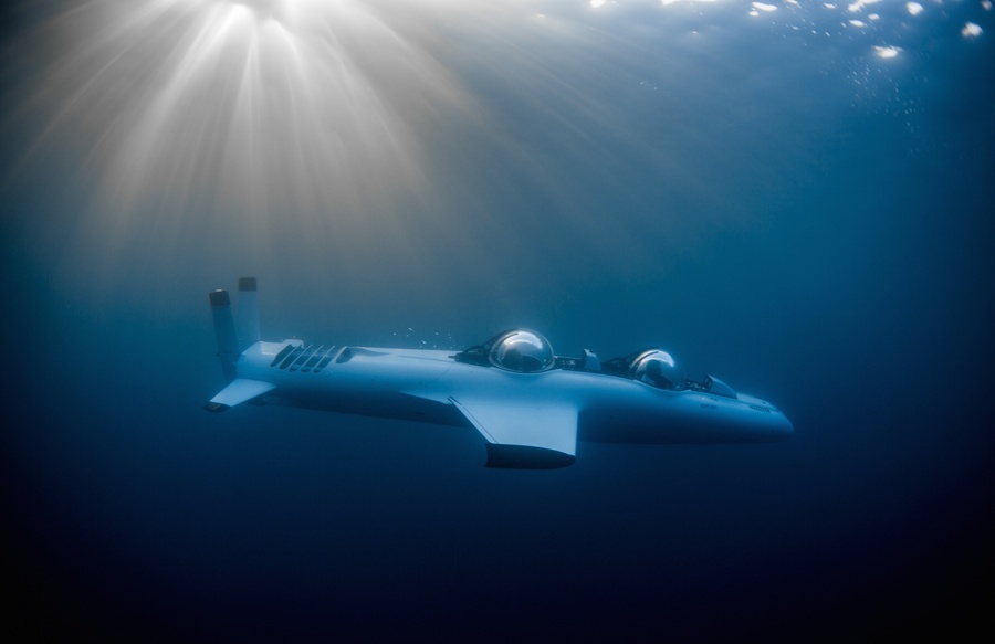 imagen 2 de DeepFlight Super Falcon Mark II, para sobrevolar el fondo del mar.
