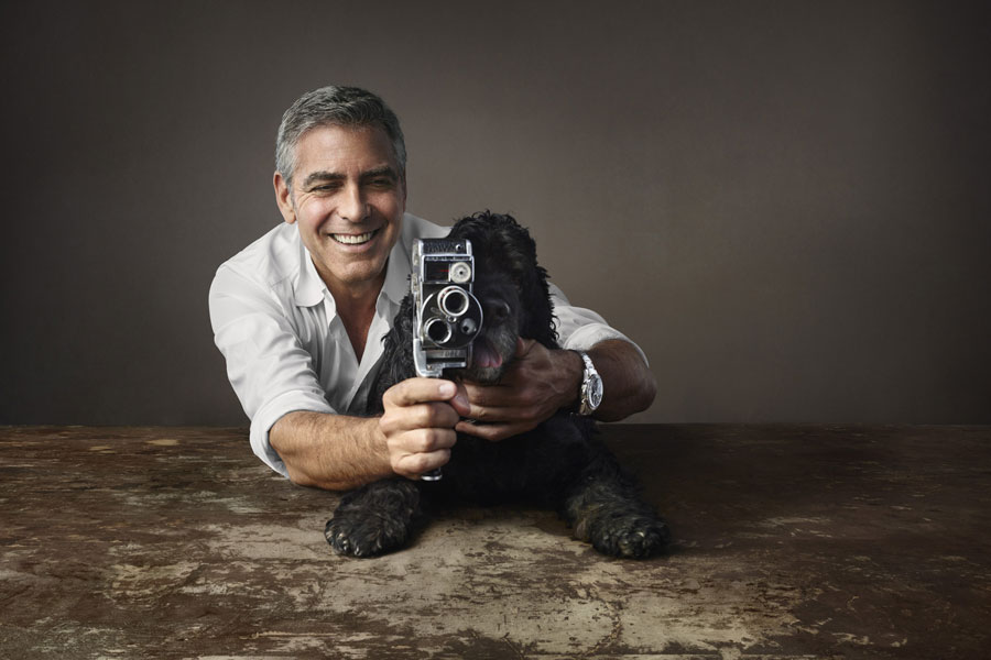 imagen 1 de George Clooney y Einstein protagonistas de la nueva campaña de Omega.