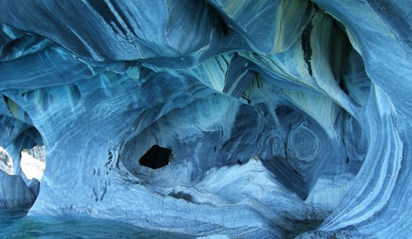 imagen 1 de Un paraíso de cuevas de mármol en la Patagonia.