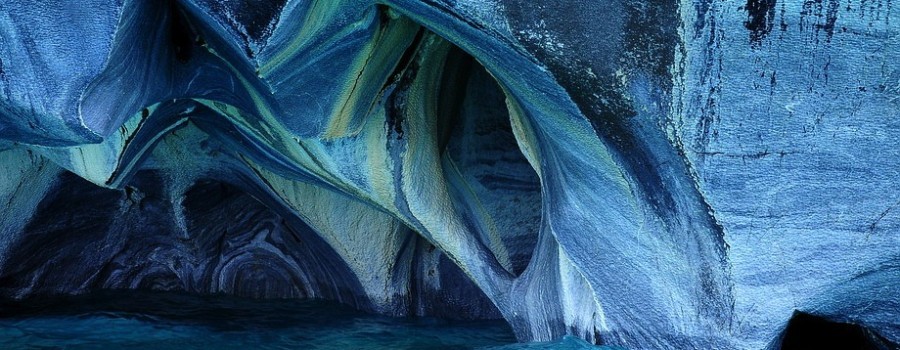 imagen 2 de Un paraíso de cuevas de mármol en la Patagonia.