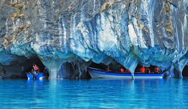 imagen 8 de Un paraíso de cuevas de mármol en la Patagonia.