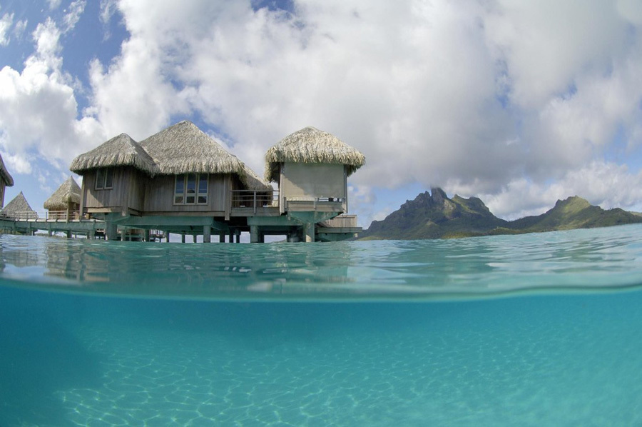 imagen 8 de Las cabañas del paraíso están en Bora Bora.