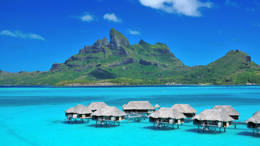 imagen 2 de Las cabañas del paraíso están en Bora Bora.