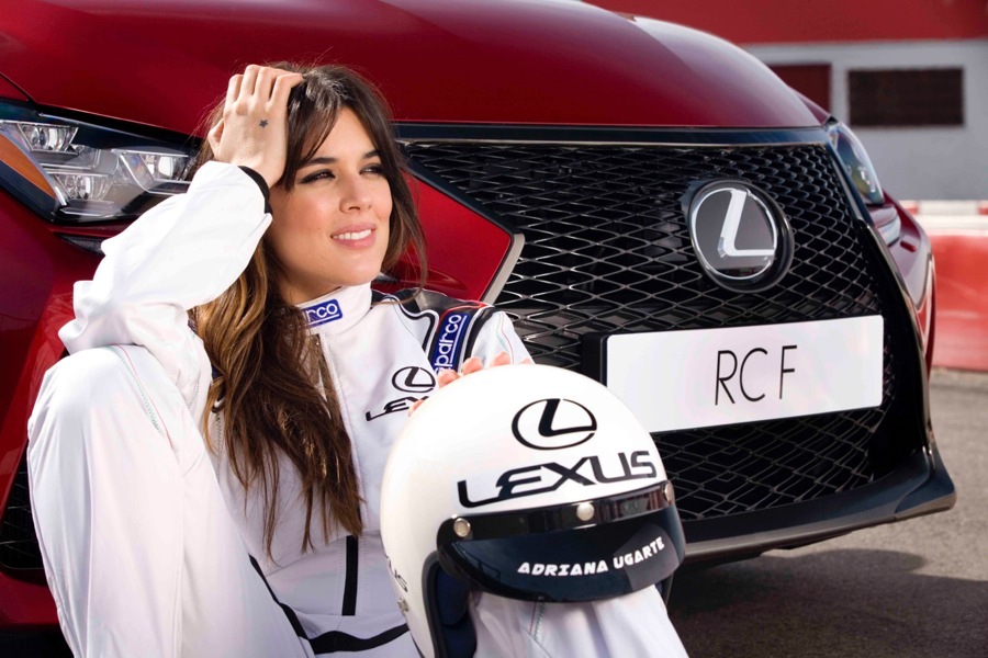 imagen 6 de Adriana Ugarte, a la carrera con Lexus.