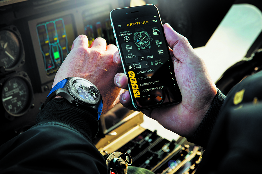 imagen 1 de Despega el smartwatch de Breitling para los pilotos.