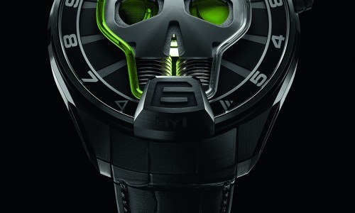 Skull Green Eye, el reloj que te mira. Lo firma HYT.