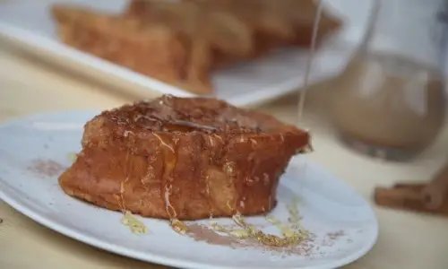 Torrijas de café irlandés.