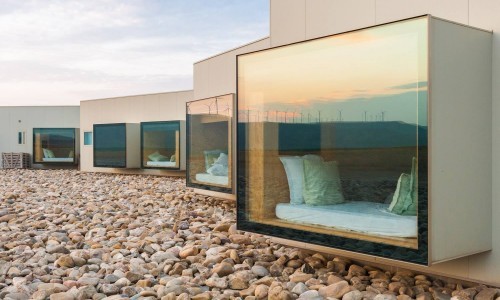 Un mirador en el desierto de las Bardenas Reales.