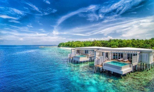 Escapada de lujo al paraíso de las Maldivas.