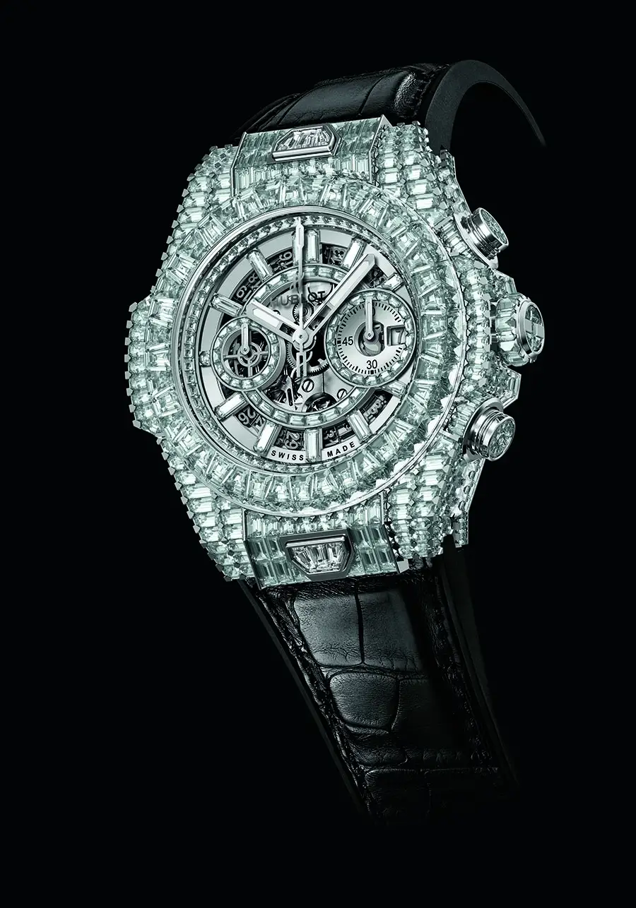 imagen 1 de 10 relojes Hublot por 10 millones de dólares.