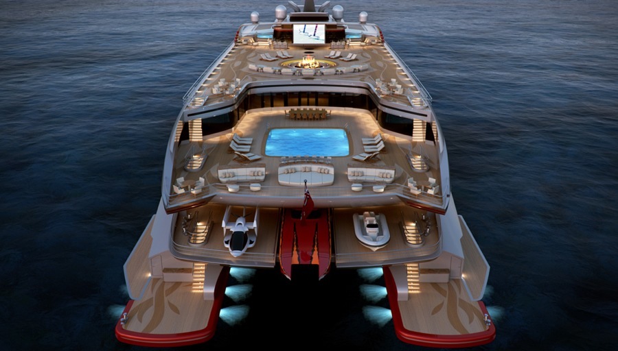 imagen 3 de 85m ModCat Yacht, el catamarán más innovador.
