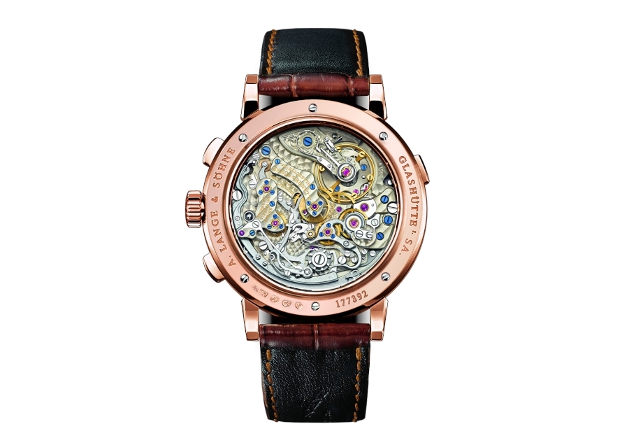 imagen 6 de A.Lange & Söhne esculpe en oro rojo el Datograph Up/Down.