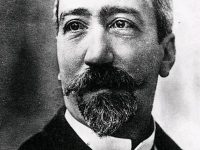 Anatole France, Premio Nobel de Literatura en 1921.