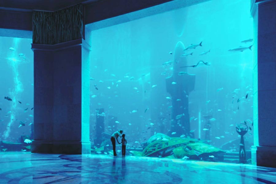 imagen 8 de Atlantis, suites submarinas para millonarios en Dubái.