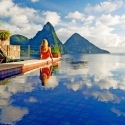 Jade Mountain, el resort con las vistas más bellas del mundo.